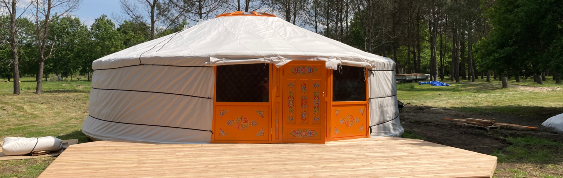 Yourte Traditionnelle gandan finie