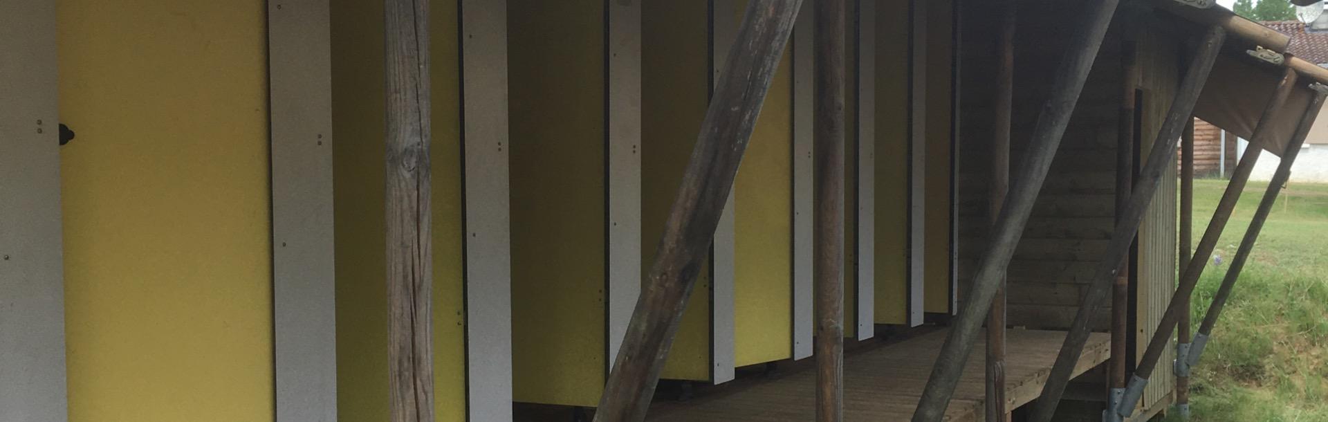 cabines sanitaires tente ecolodge