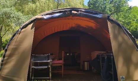 Tentes Karsten en location dans les gorges de l'Allier