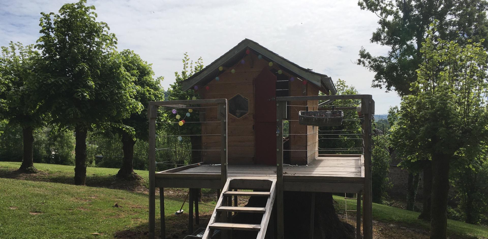 Parc Cabane Paauw Outdoor Camping terrasse arbre